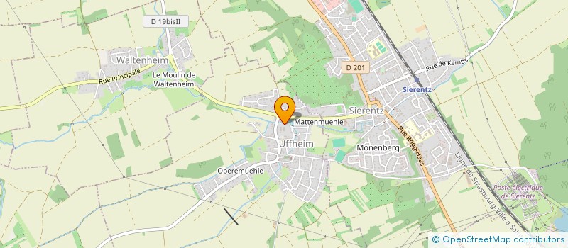 localisation de l'entreprise MADAME MYA DIENER  UFFHEIM