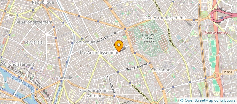 localisation de l'entreprise MADAME MYA GUTIERREZ  PARIS