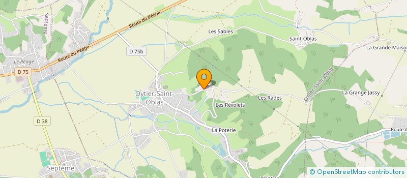 localisation de l'entreprise MADAME MYGLINE MOYNE DORION  OYTIER-SAINT-OBLAS