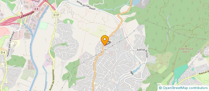 localisation de l'entreprise MADAME MYLAINE BINETRUY à FREJUS