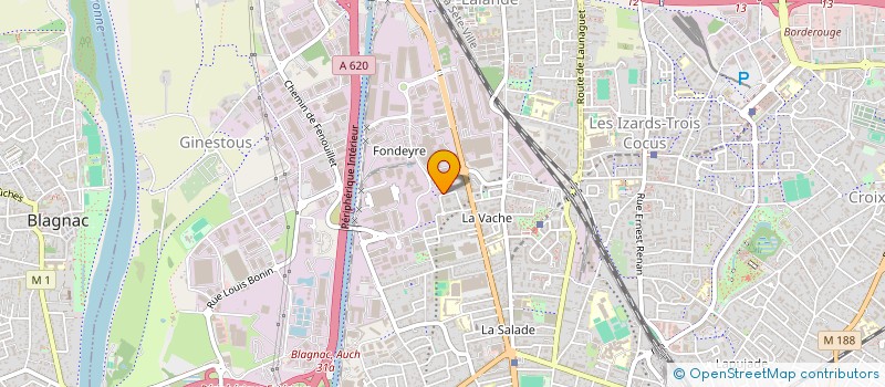localisation de l'entreprise MADAME MYLAN FREDOILLE  TOULOUSE