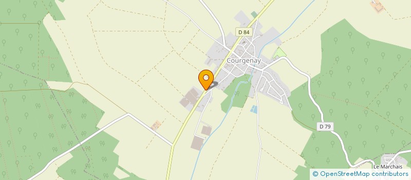 localisation de l'entreprise MADAME MYLDRITH SCHOONBAERT à COURGENAY