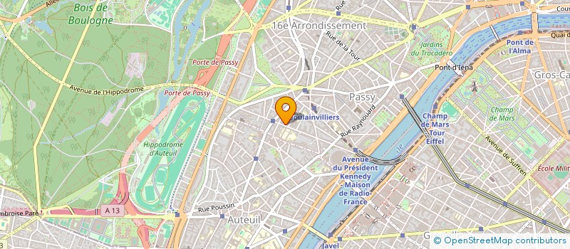localisation de l'entreprise MADAME MYLEID BOURBIA à PARIS