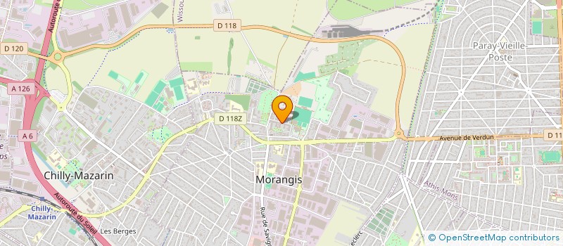 localisation de l'entreprise MADAME MYLENA MOREAU  MORANGIS