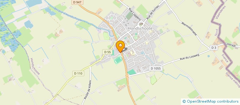 localisation de l'entreprise MADAME MYLENA TAVARES VIEIRA  HONDSCHOOTE