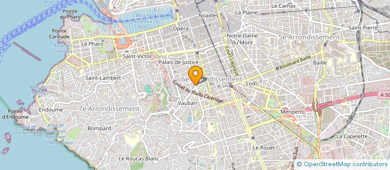 localisation de l'entreprise MADAME MYLENE ABBOU  MARSEILLE