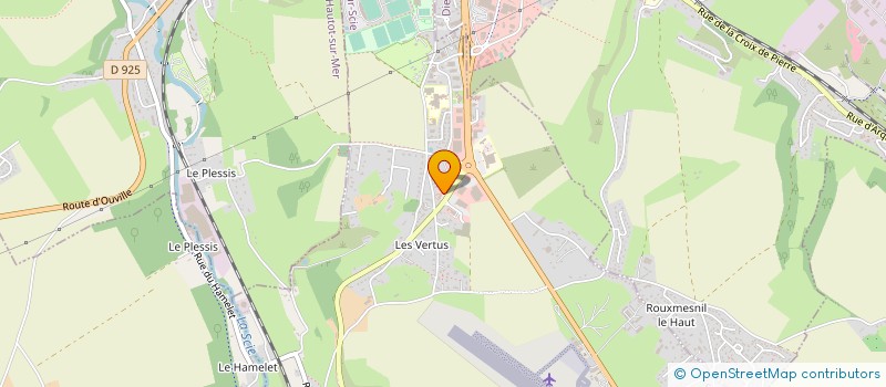 localisation de l'entreprise MADAME MYLENE ALONET  SAINT-AUBIN-SUR-SCIE