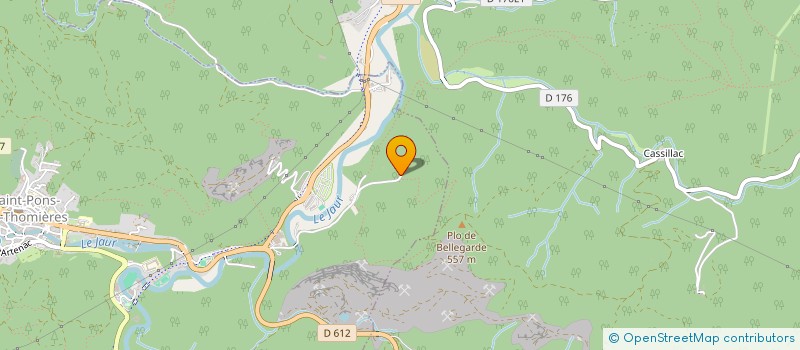 localisation de l'entreprise MADAME MYLENE ALTMAYER  SAINT-PONS-DE-THOMIERES