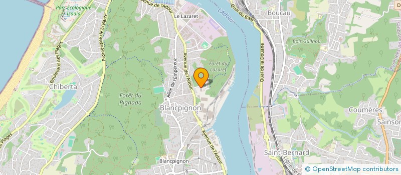 localisation de l'entreprise MADAME MYLENE ALVAREZ  ANGLET