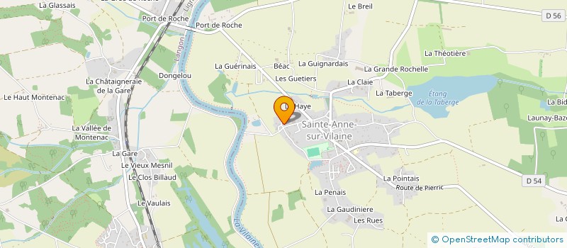 localisation de l'entreprise MADAME MYLENE AUBRY  SAINTE-ANNE-SUR-VILAINE