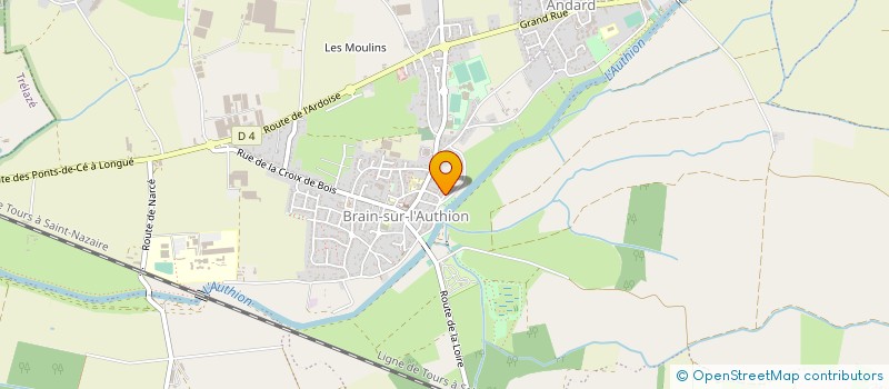 localisation de l'entreprise MADAME MYLENE AVELINE  LOIRE-AUTHION