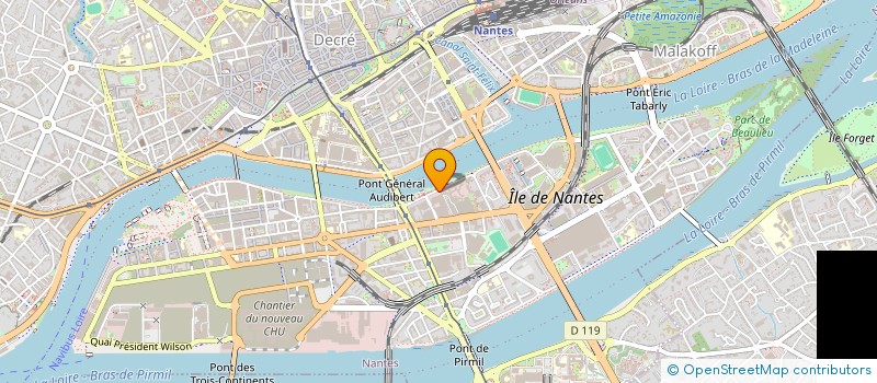 localisation de l'entreprise MADAME MYLENE BALOUIN LEBOURDAIS NEE BALOUIN à NANTES