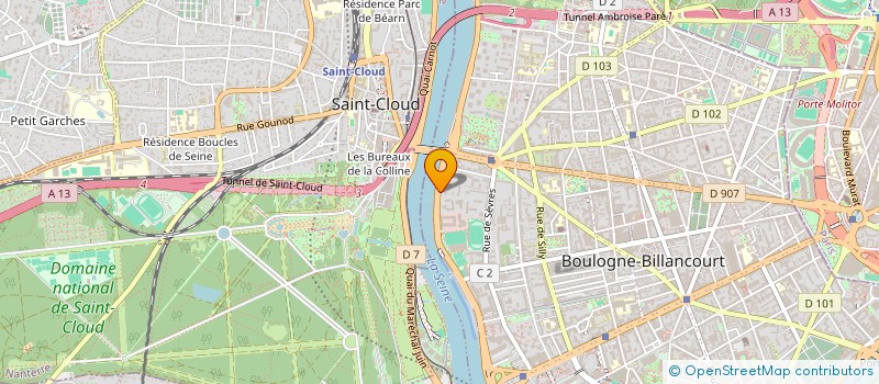 localisation de l'entreprise MADAME MYLENE BARCELONA à BOULOGNE-BILLANCOURT