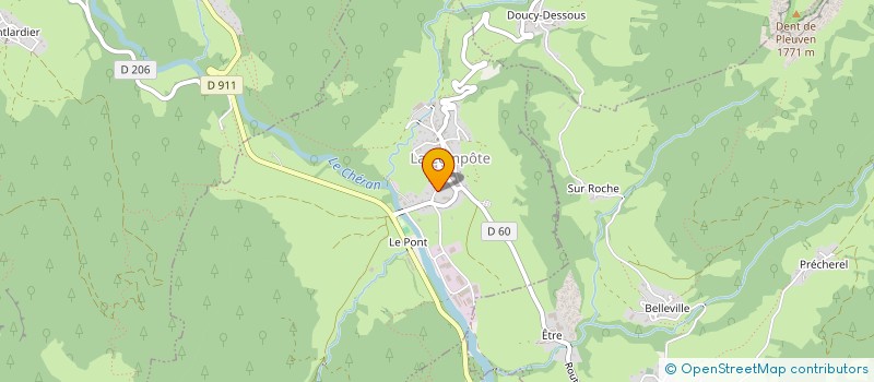 localisation de l'entreprise MADAME MYLENE BARTHELEMI  LA COMPOTE