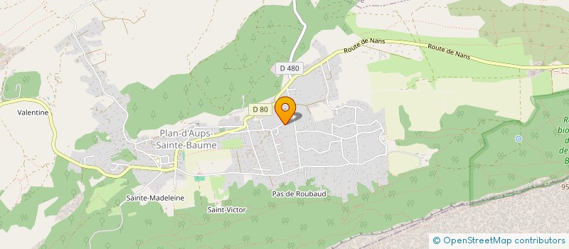 localisation de l'entreprise MADAME MYLENE BASSO  PLAN-D'AUPS-SAINTE-BAUME