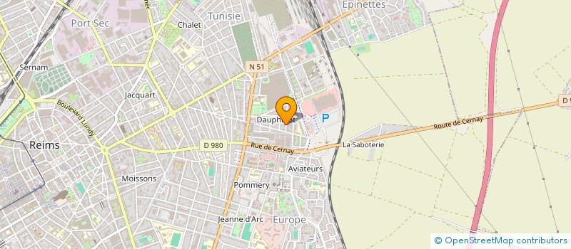 localisation de l'entreprise MADAME MYLENE BATONNIER  REIMS