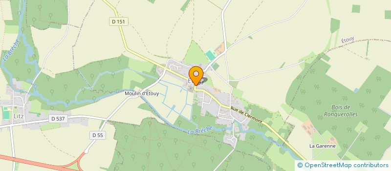 localisation de l'entreprise MADAME MYLENE BAUMGARTH  ETOUY