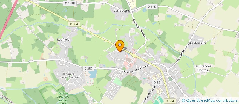 localisation de l'entreprise MADAME MYLENE BEATRIX  PARIGNE-L'EVEQUE