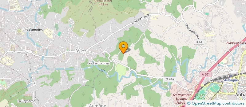 localisation de l'entreprise MADAME MYLENE BEAUMONT à AUBAGNE