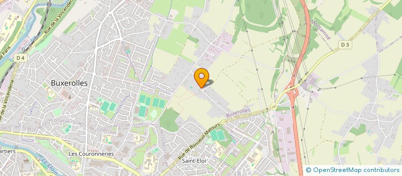 localisation de l'entreprise MADAME MYLENE BERNICHE  BUXEROLLES