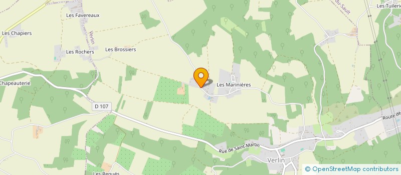 localisation de l'entreprise MADAME MYLENE BERVILLER  VERLIN