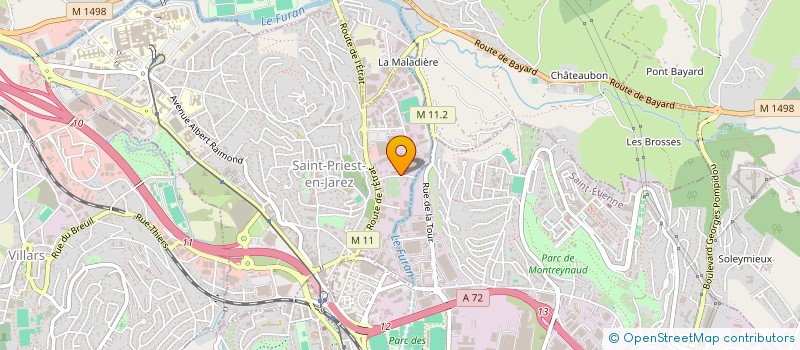 localisation de l'entreprise MADAME MYLENE BESANCENOT  SAINT-PRIEST-EN-JAREZ