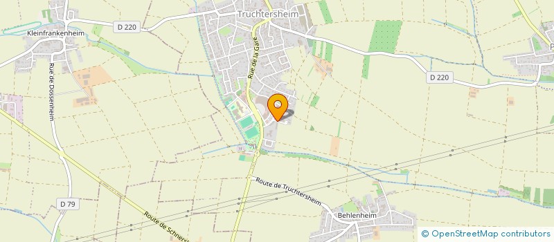 localisation de l'entreprise MADAME MYLENE BINDER  TRUCHTERSHEIM