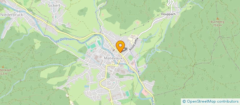 localisation de l'entreprise MADAME MYLENE BLAISE  MASEVAUX-NIEDERBRUCK