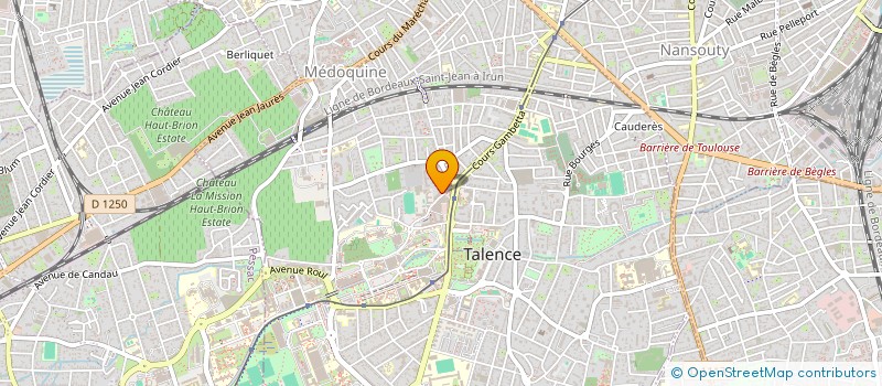 localisation de l'entreprise MADAME MYLENE BLONDEAU  TALENCE