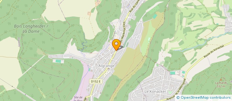 localisation de l'entreprise MADAME MYLENE BOUILLET  ALGRANGE