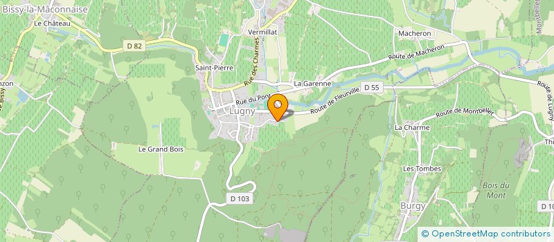 localisation de l'entreprise MADAME MYLENE BOYAT à LUGNY