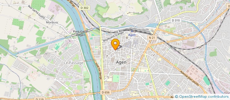 localisation de l'entreprise MADAME MYLENE BRILLON  AGEN