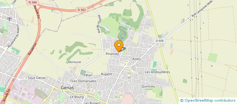 localisation de l'entreprise MADAME MYLENE BUFALINO à GENAS