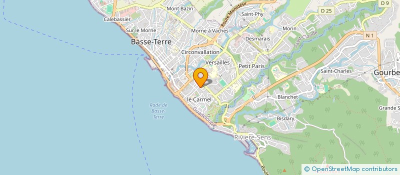localisation de l'entreprise MADAME MYLENE BURGARELLA à BASSE-TERRE