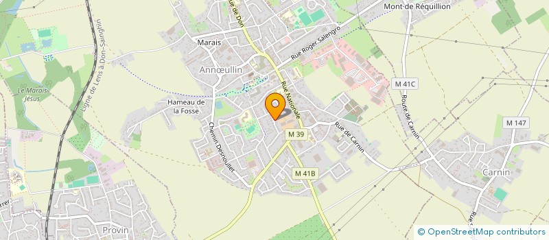 localisation de l'entreprise MADAME MYLENE BURNY  ANNULLIN