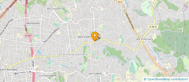localisation de l'entreprise MADAME MYLENE CALMES à MARSEILLE