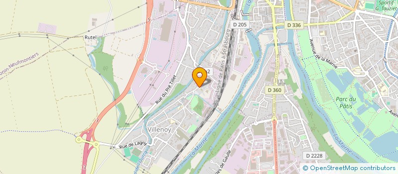 localisation de l'entreprise MADAME MYLENE CELINE GEVAUDAN  VILLENOY