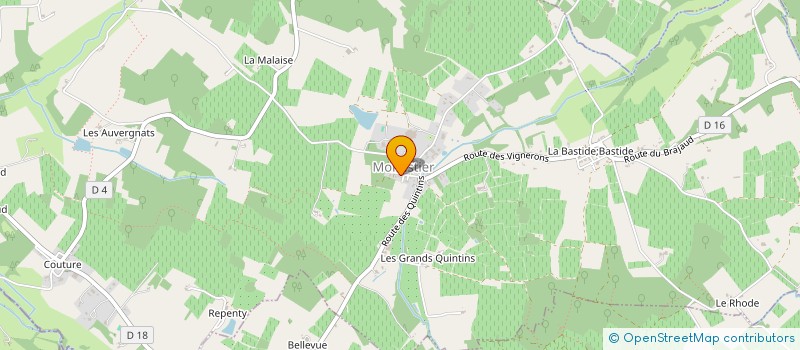 localisation de l'entreprise MADAME MYLENE CHAMBEREAUD à MONESTIER