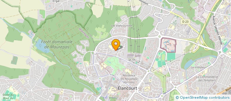 localisation de l'entreprise MADAME MYLENE CHARCELLAY  ELANCOURT