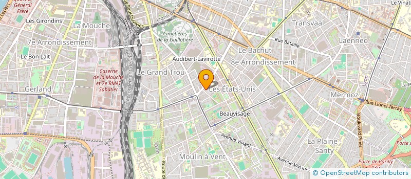 localisation de l'entreprise MADAME MYLENE CHAZALON  LYON