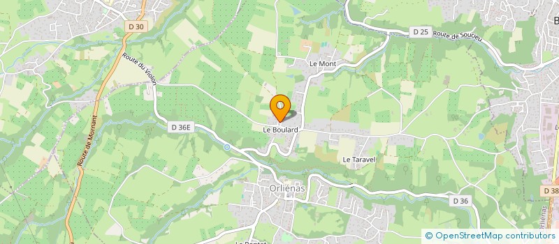 localisation de l'entreprise MADAME MYLENE CHEFNEUX  ORLIENAS