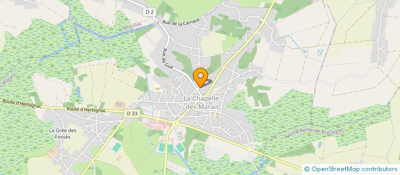 localisation de l'entreprise MADAME MYLENE CHRISTMANN  LA CHAPELLE-DES-MARAIS