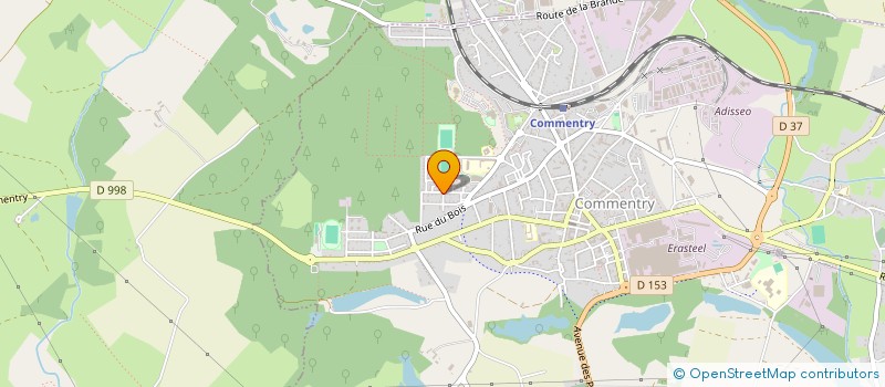 localisation de l'entreprise MADAME MYLENE CLEMENT  COMMENTRY