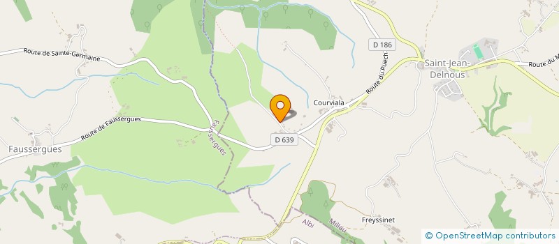 localisation de l'entreprise MADAME MYLENE COSTES  SAINT-JEAN-DELNOUS