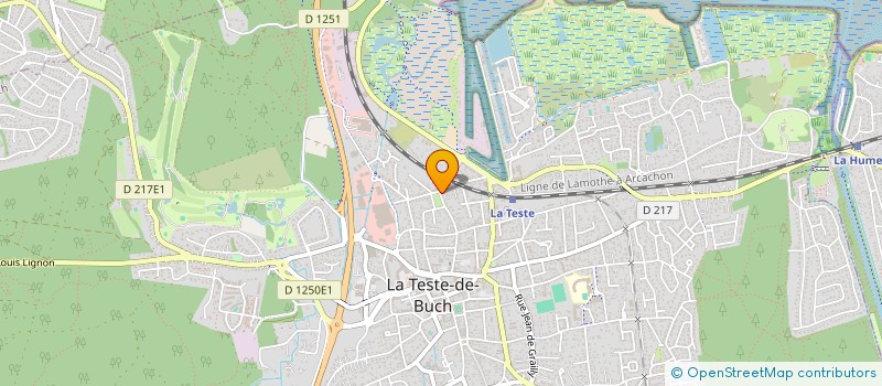 localisation de l'entreprise MADAME MYLENE CREACH à LA TESTE-DE-BUCH