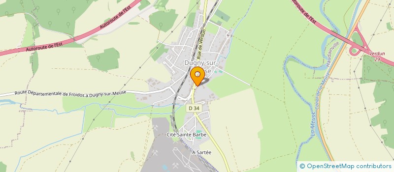 localisation de l'entreprise MADAME MYLENE D'HOLLANDER à LANDRECOURT-LEMPIRE