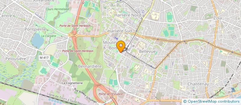 localisation de l'entreprise MADAME MYLENE DAGNET  NANTES