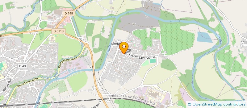 localisation de l'entreprise MADAME MYLENE DANJOU  CARCASSONNE