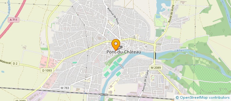 localisation de l'entreprise MADAME MYLENE DANYACH  PONT-DU-CHATEAU