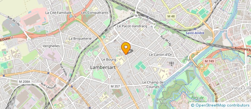 localisation de l'entreprise MADAME MYLENE DAUMONT à LAMBERSART